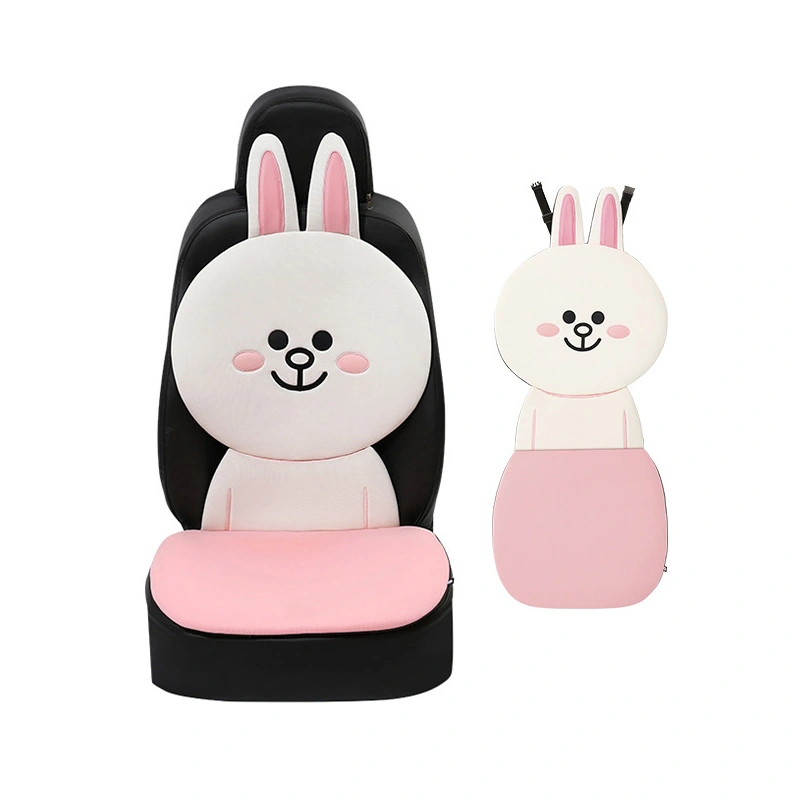Car Cushion Breathable and Refreshing Cartoon Comfortable Car Seat Cushion for Car Bunny