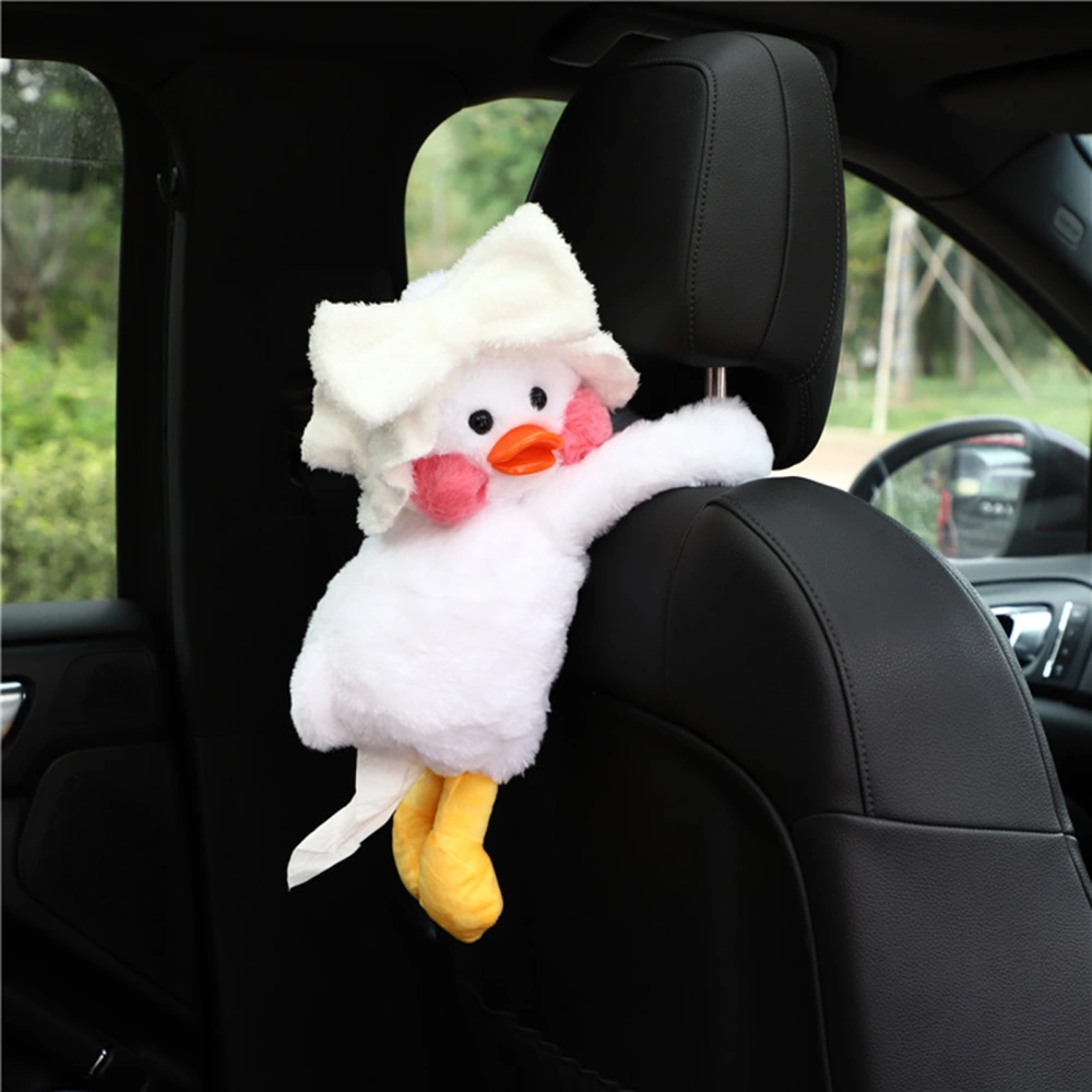 Cartoon Car Tissue Organizer Cute Multifunctional Convenient Paper Towl Container for Automobile Type 4