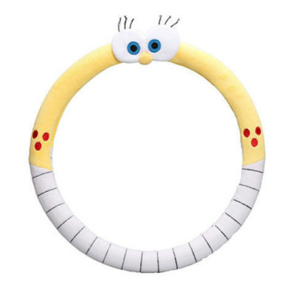 Car Steering Wheel Protector Plush Comfortable Cute Steering Control Cover for Auto Type 3