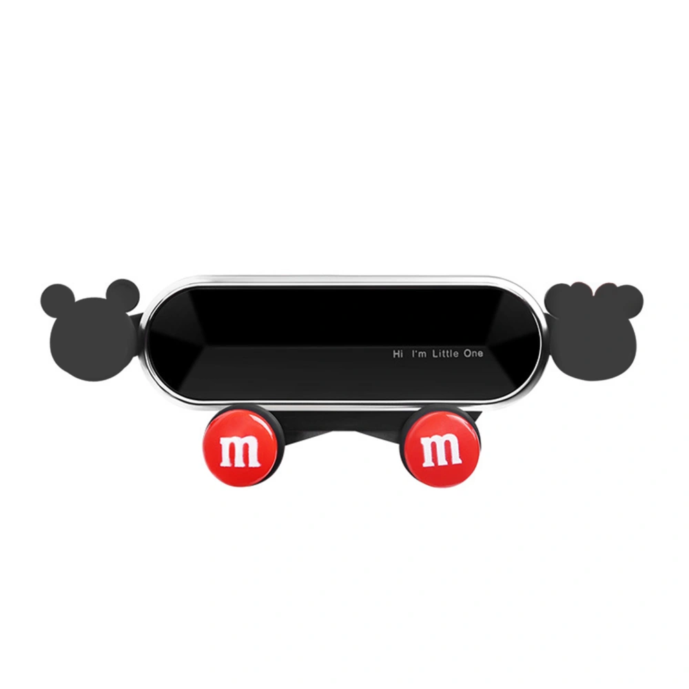 Car Air Vent Mount Phone Holder Cute Cartoon GPS Navigation Bracket for 4‑7.2in Cell Phones Type 2
