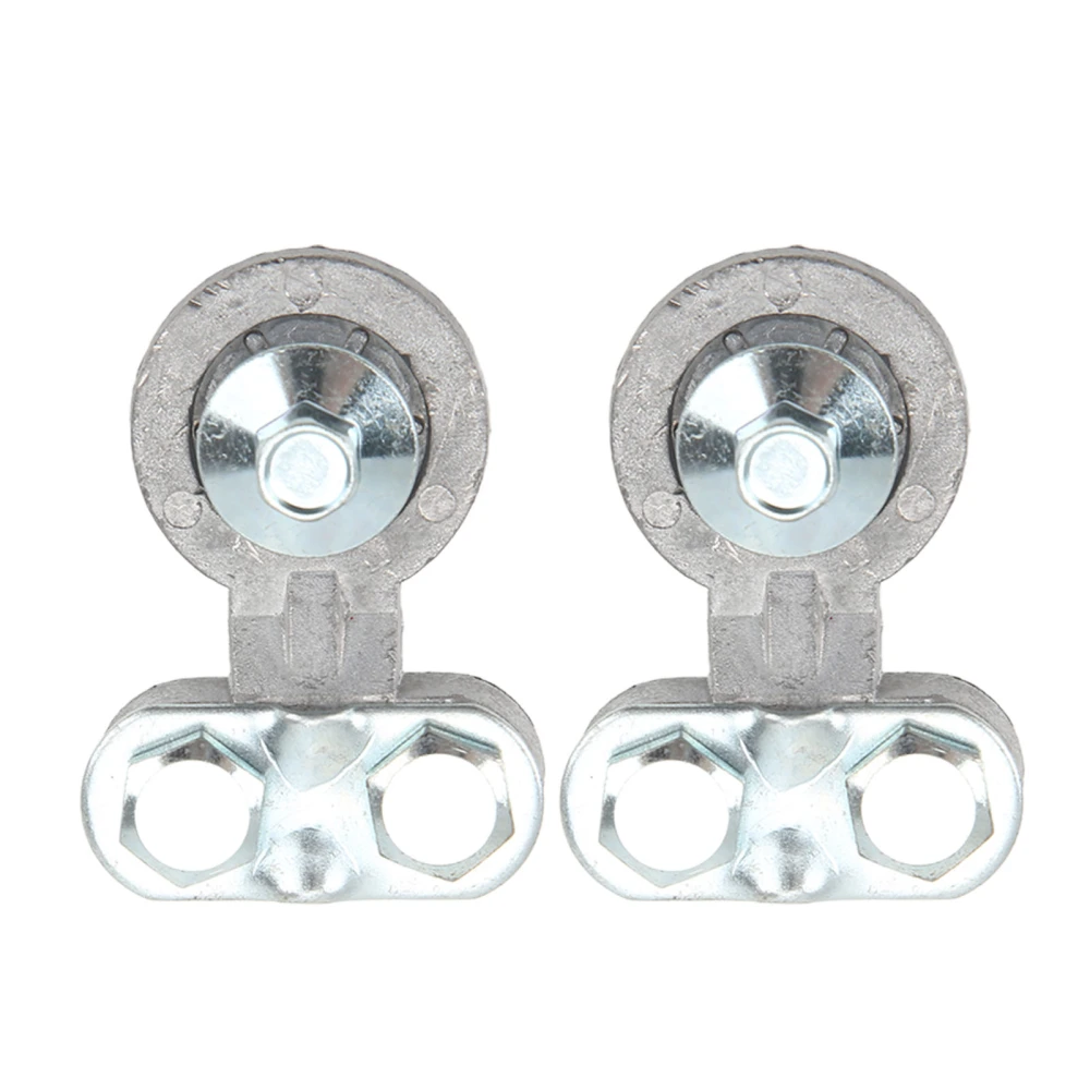 2pcs Battery Side Post Terminal 3/8in Battery Cable Connector for 6 to 1 Gauges Wire Clamp