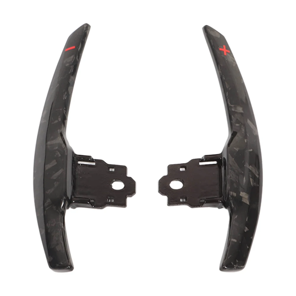 Extension Forged Carbon Fiber Competition Paddle Shifters Set Replacement for F-Chassis F20 F22 F30 F32 M2 M3 M4 M5 Red + ‑