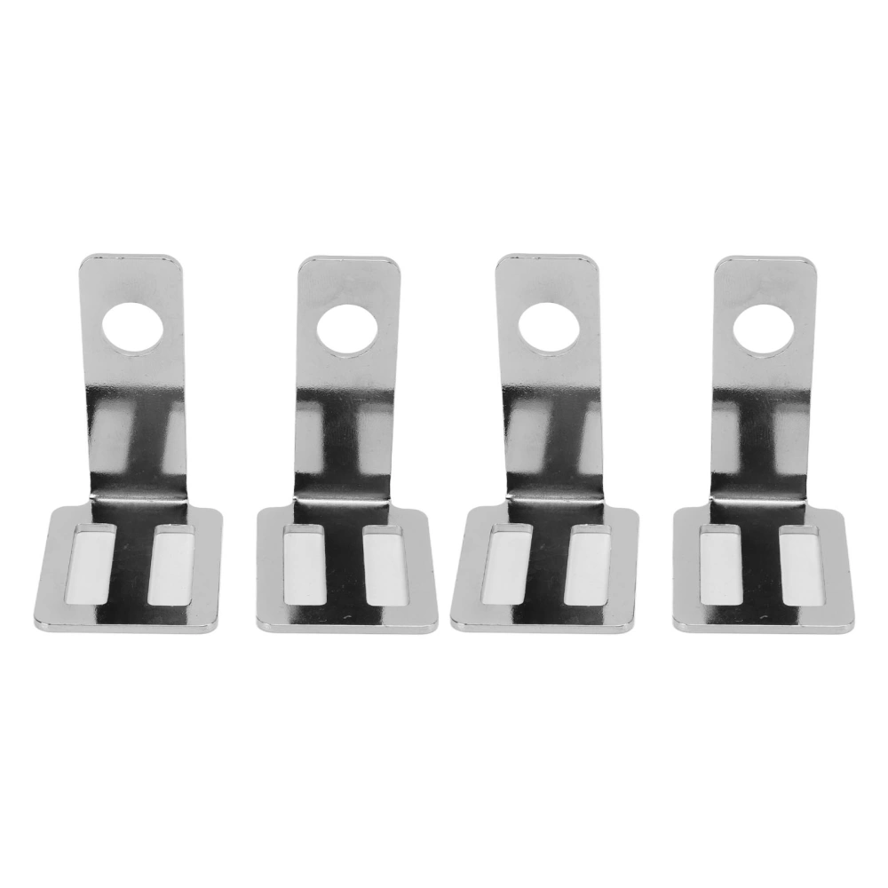 2pcs Motorcycle Rear Turn Signal Lamp Bracket Universal Aluminum Alloy for Modification Silver