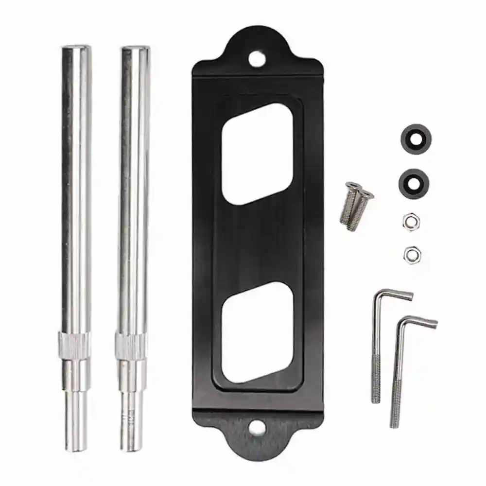 Car Battery Tie Down Bracket Black Metal Fasten Brace Holder Kit For Civic CRX S2000