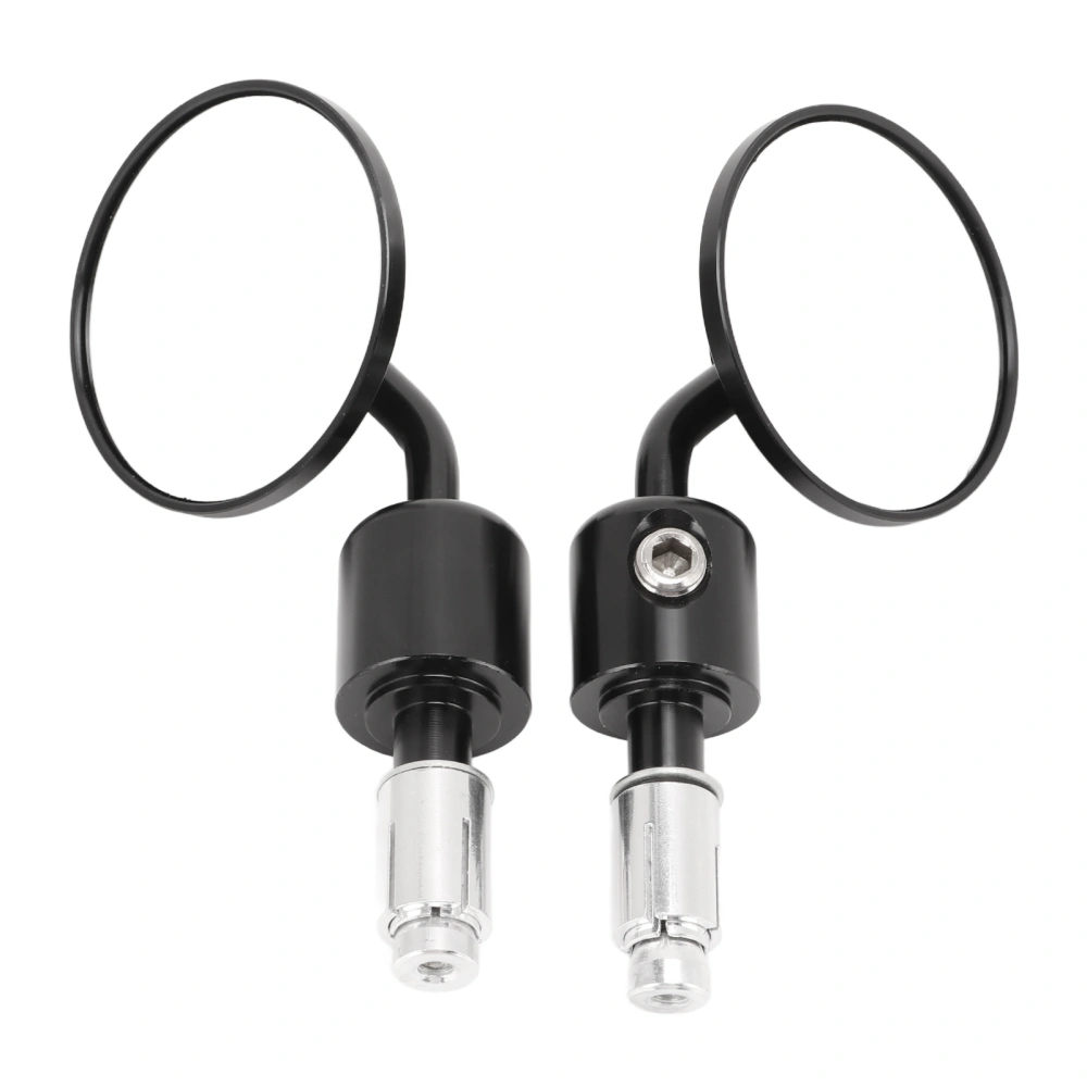 1 Pair Motorcycle Handle Bar End Mirrors Round 7/8in Rear View Mirror Replacement for Aprilia Tuono Mana Dorsoduro Shiver
