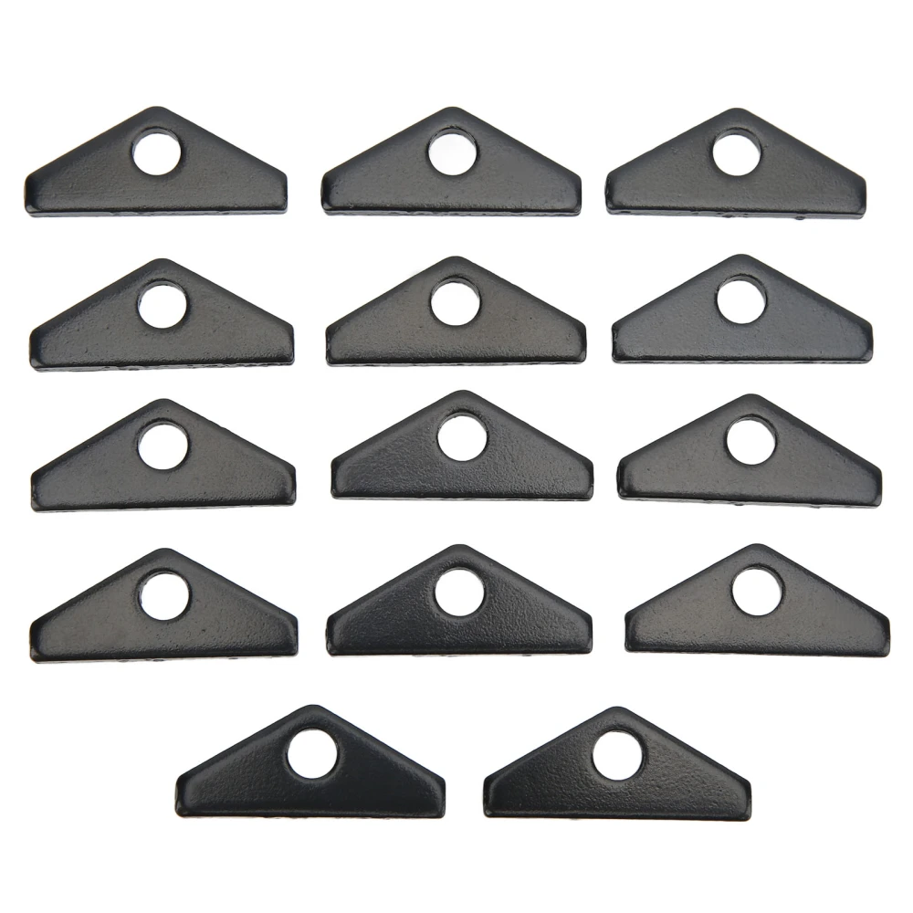 14pcs Steel Valve Cover Mini Tab Kit Chrome High Strength for Big Block BBC 396 427 454 502 Engine