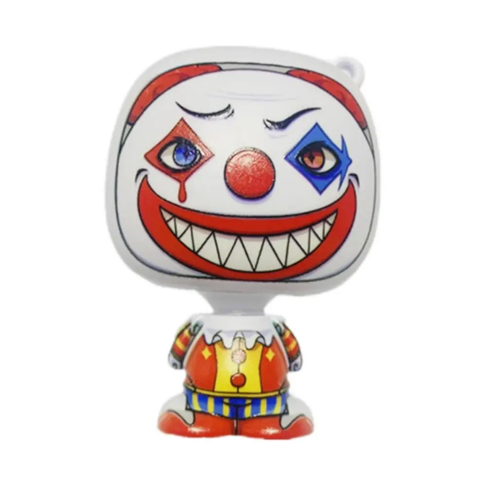 Horror Figure Cartoon Shaking Head Figure Toy with LED Light Car Ornaments Car Dashboard Decor Halloween Decorations