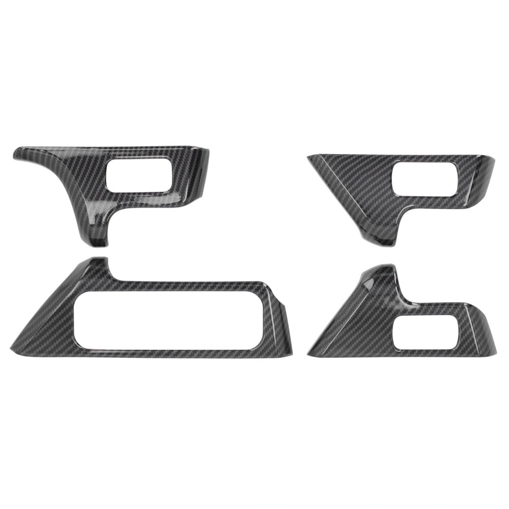 4pcs Carbon Fiber Style Window Lift Switch Frame Sticker Cover Trim Replacement for Benz B Class GLB X247 2020+