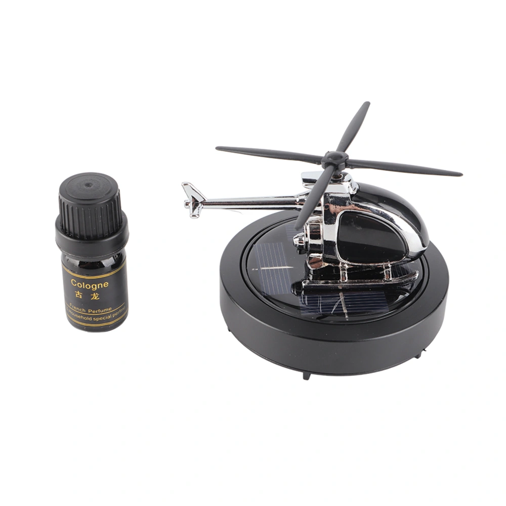Car Air Freshener Solar Helicopter Rotating Car Aromatherapy Diffuser Car Interior Decoration Accessories