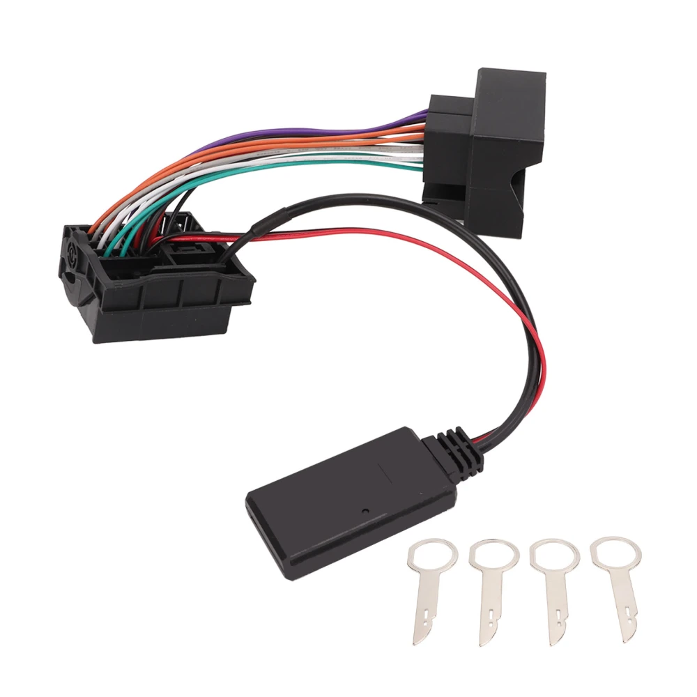 Car Stereo Bluetooth 5.0 AUX Adapter Audio Cable Replacement for Ford Mondeo 2005‑ 6000 CD MP3