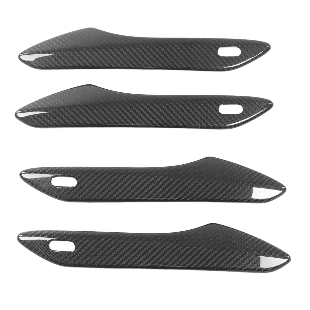4 Pieces Carbon Fiber Car Exterior Outside Door Handle Cover Trim for RX350 RX450h RX200t 2016‑2022