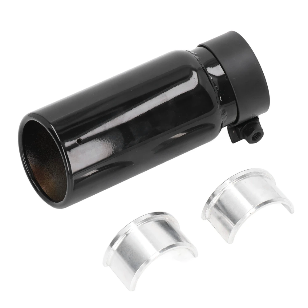 Exhaust Muffler Black Rear Muffler Exhaust Tail Pipe End Tip Replacement for Tacoma