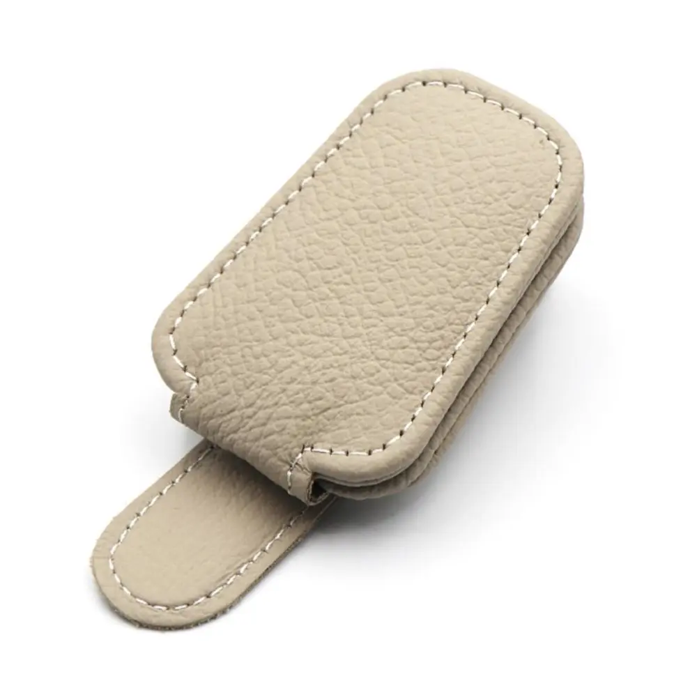 Sunglass Holder for Car Visor Magnet Leather Car Sunglasses Holder Visor Sunglasses Clip