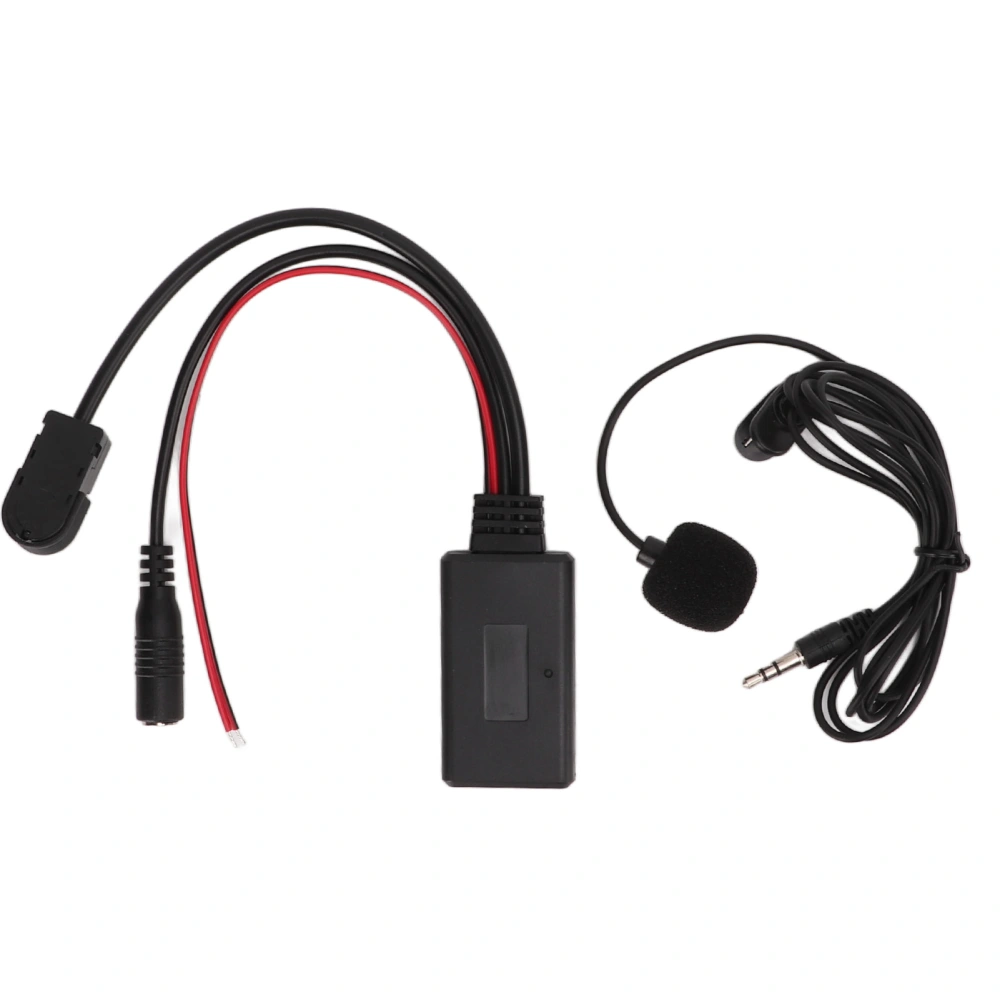 Wireless Bluetooth AUX Audio Cable Adapter with Microphone for Alpine AI Net Car Stereo