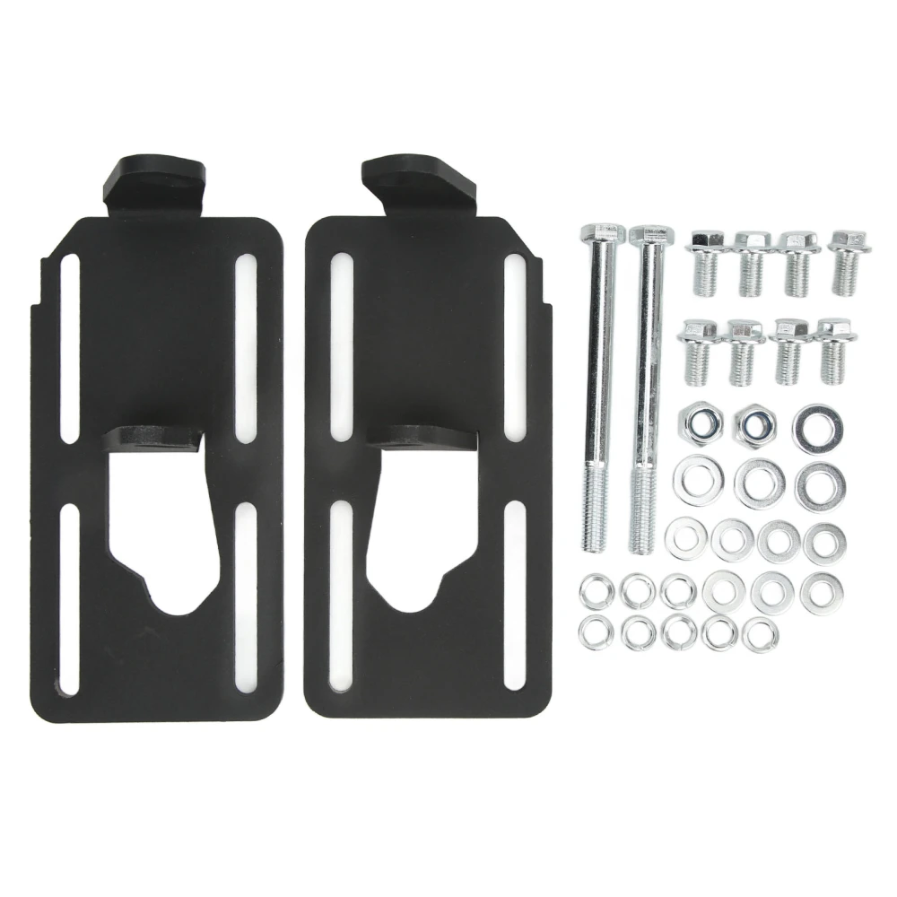 Engine Swap Mount Adjustable Bracket Adapter Black Replacement for Square Body 2WD 4WD 1973‑1987