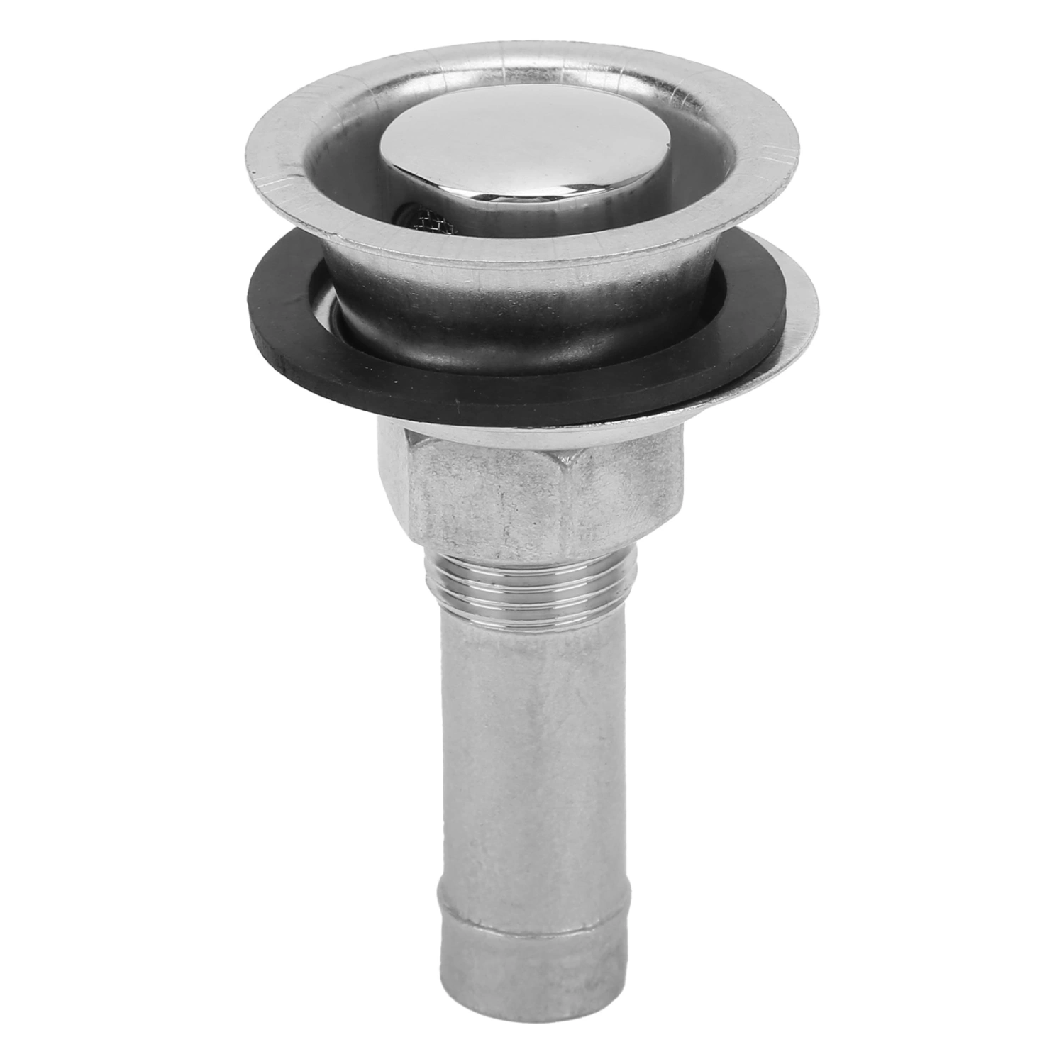 Boat Gas Tank Vent with Mounting Gasket Straight 316 Stainless Steel for Ship Yacht