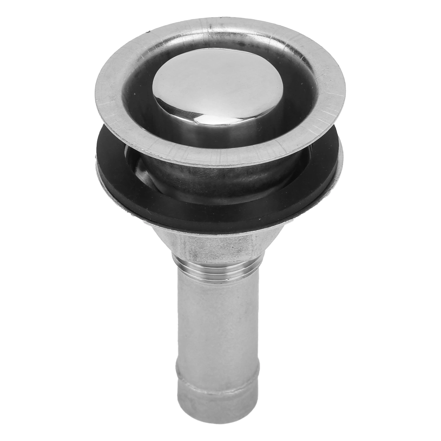 Boat Gas Tank Vent with Mounting Gasket Straight 316 Stainless Steel for Ship Yacht