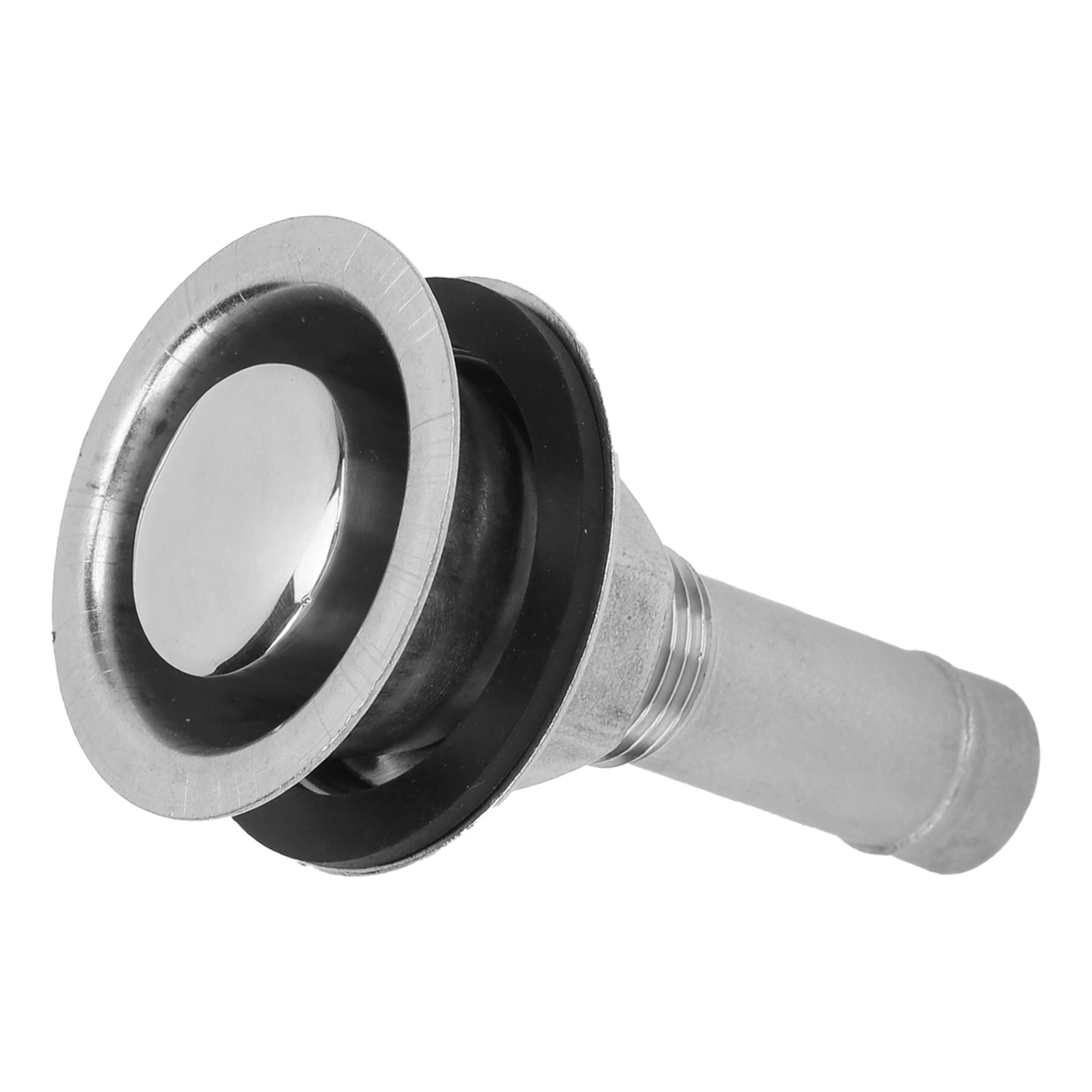 Boat Gas Tank Vent with Mounting Gasket Straight 316 Stainless Steel for Ship Yacht
