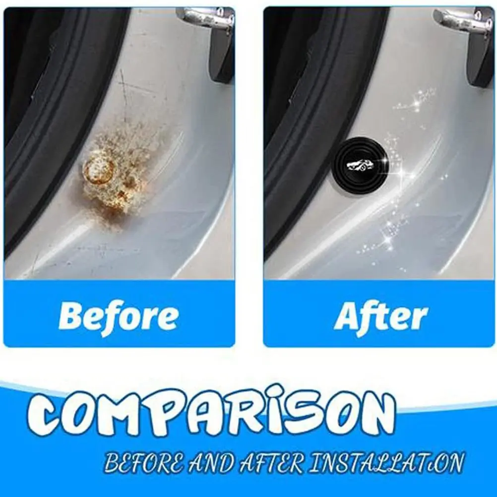 Car Door Protection Sticker Door Shock Absorber Self Adhesive Collision Avoidance Soundproof Sticker