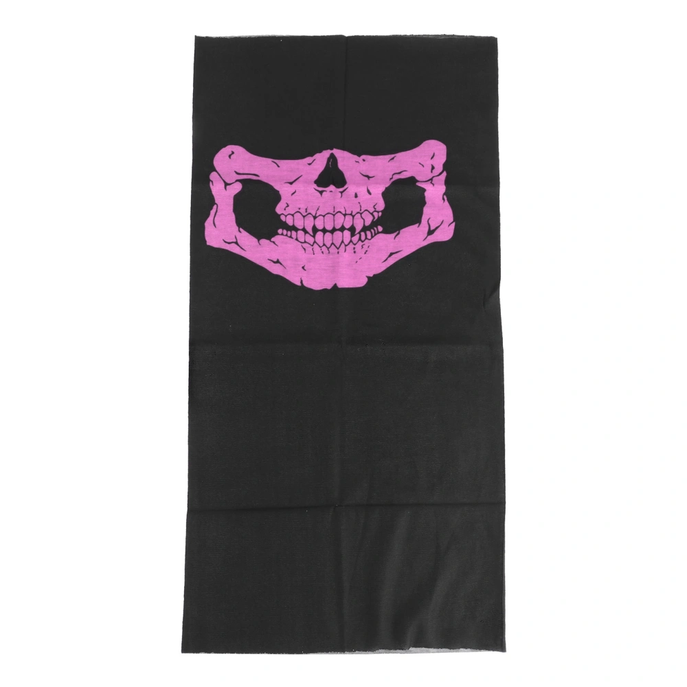 2Pcs Skull Face Cover Neck Scarf Neckerchief Seamless for Cycling Motorcycle RidingPurple