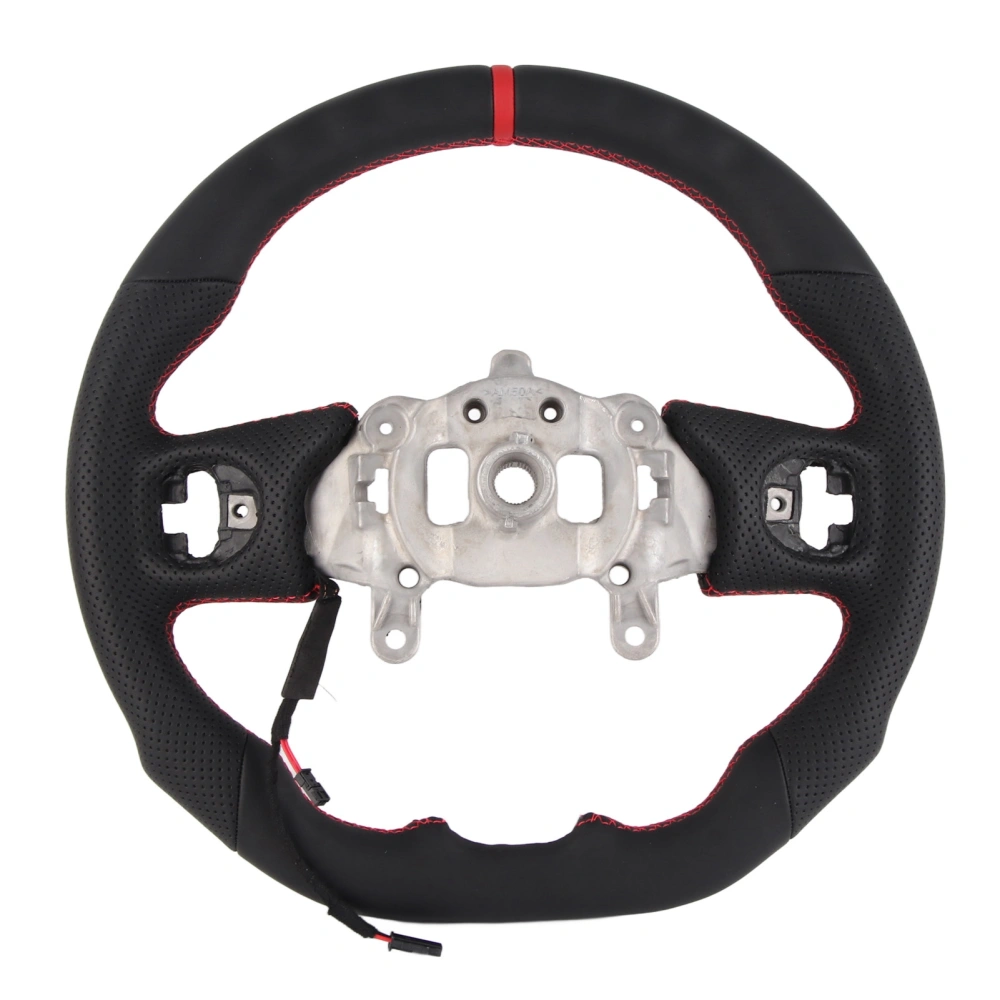 Nappa Perforated Leather Customized Steering Wheel Fit for JL JLU 2018‑2021