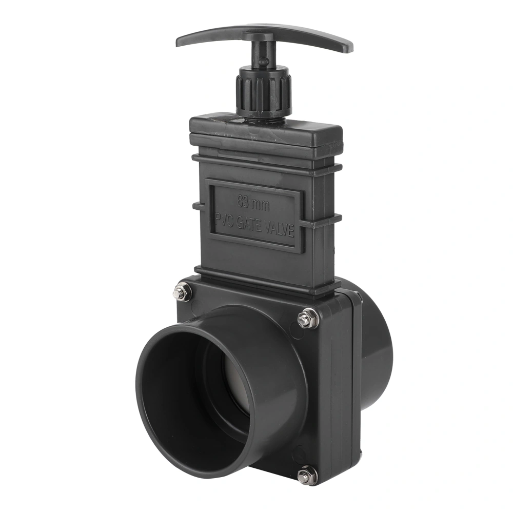 63mm RV Water Gate Valve Waste Sewer ABS Valve Large Diameter High Working Effeciency for Caravan