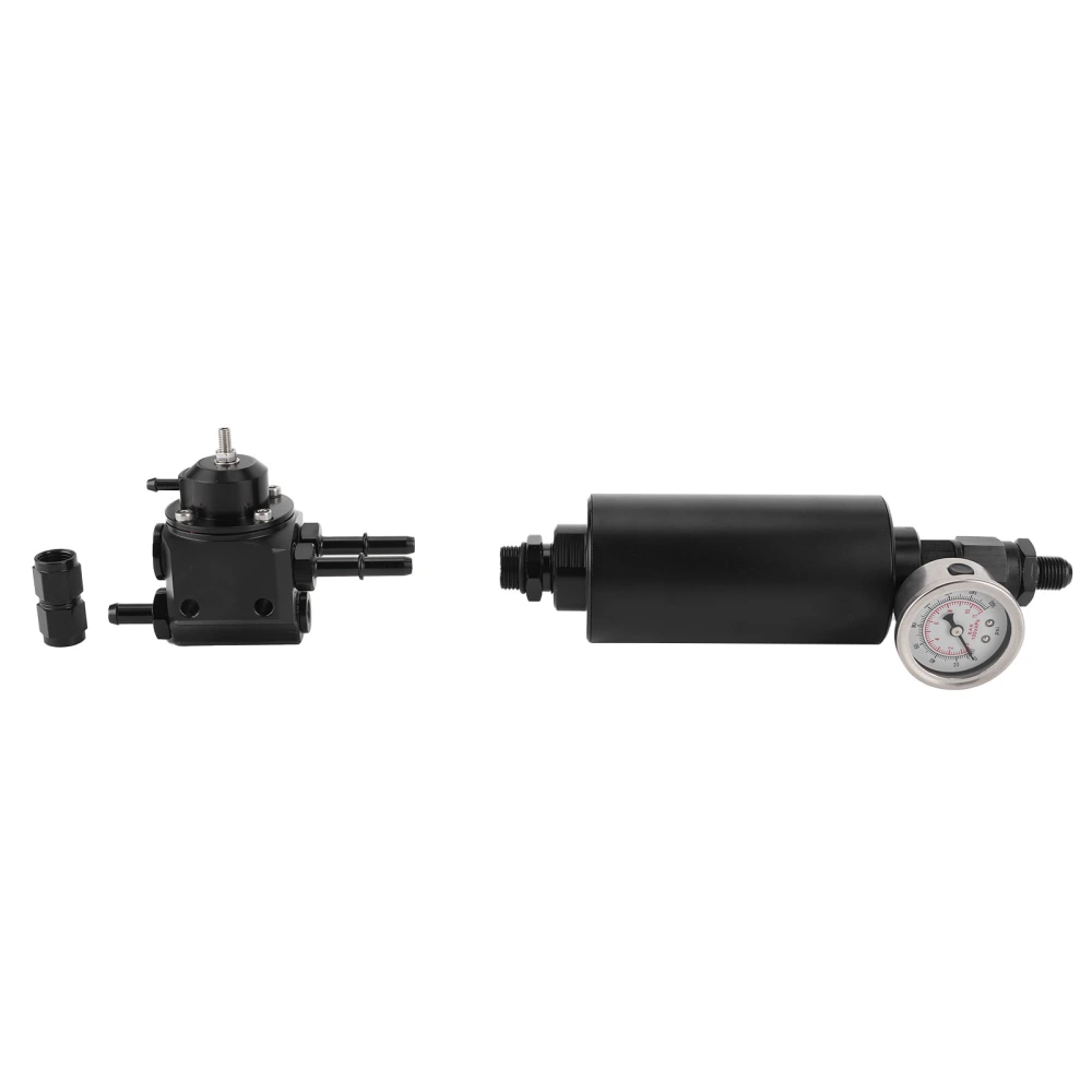 Fuel Filter Kit with Pressure Gauge Stainless Steel 20‑0430‑03 Fit for E46 M3 2001‑2006