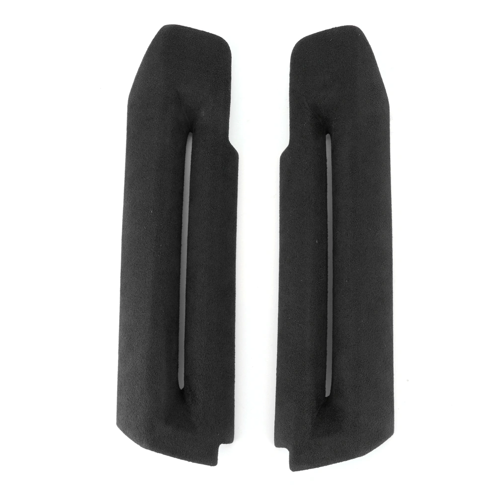 Suede Door Armrest Cover Decor Interior Panel Trim Fit for Ford Mustang 2015‑2020Dark Gray