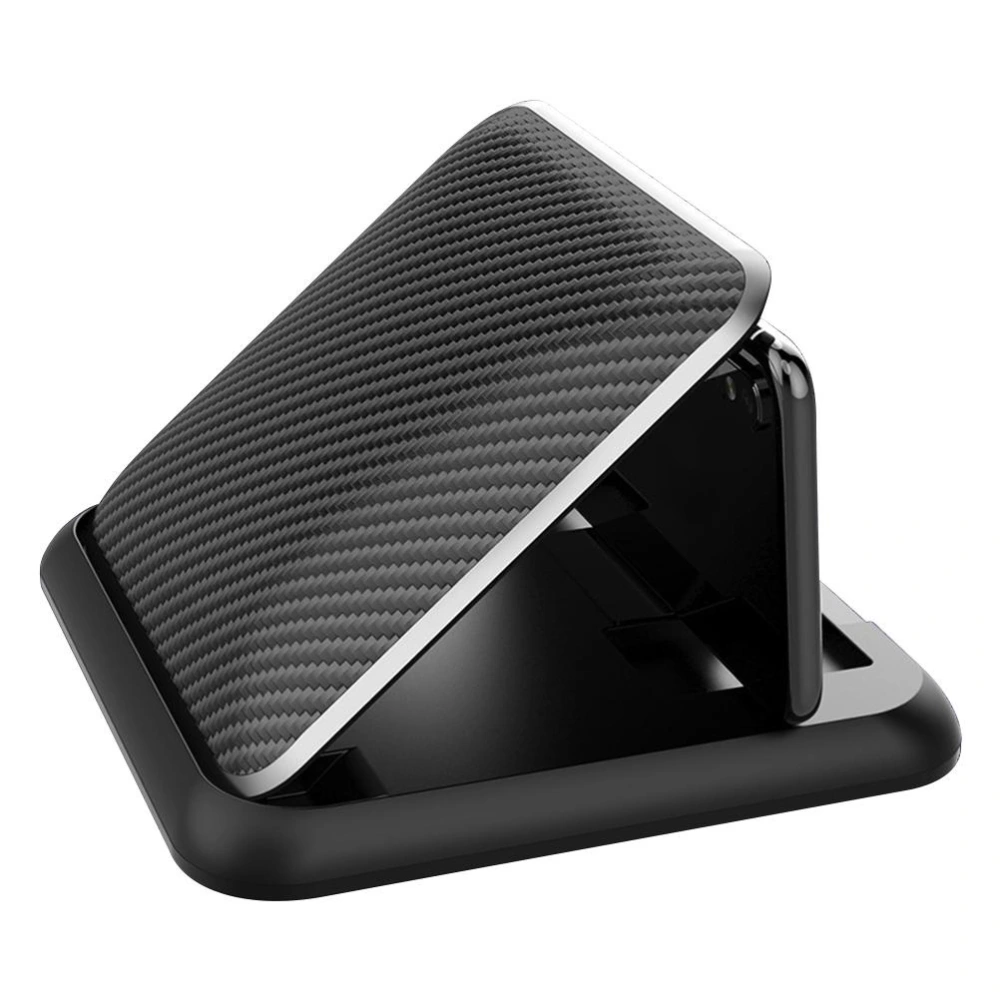 Carbon Fiber Car Phone Holder Universal 3 to 7 inch Mobile Phone Clip Mount Bracket Dashboard Car Accessories