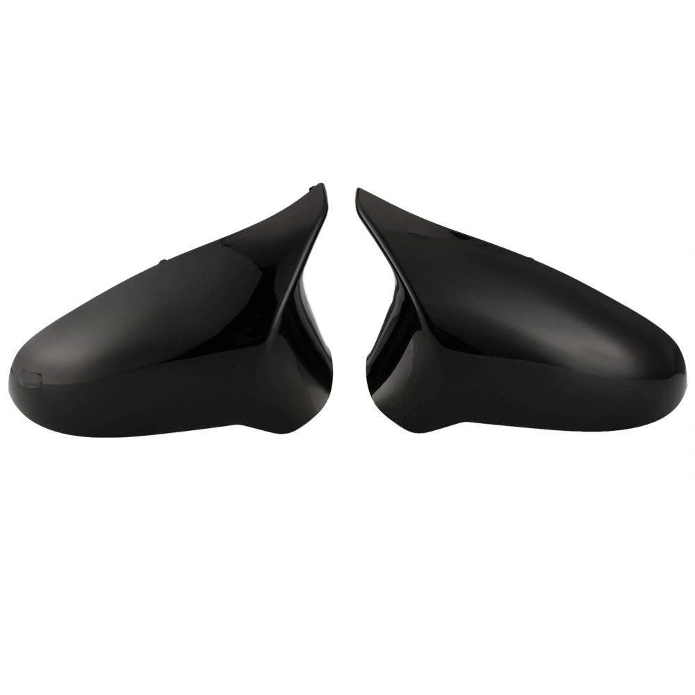 1 Pair Side Rear View Mirror Cover Cap Left Hand Drive Fit for F80 F82 2015‑2019 Gloss Black