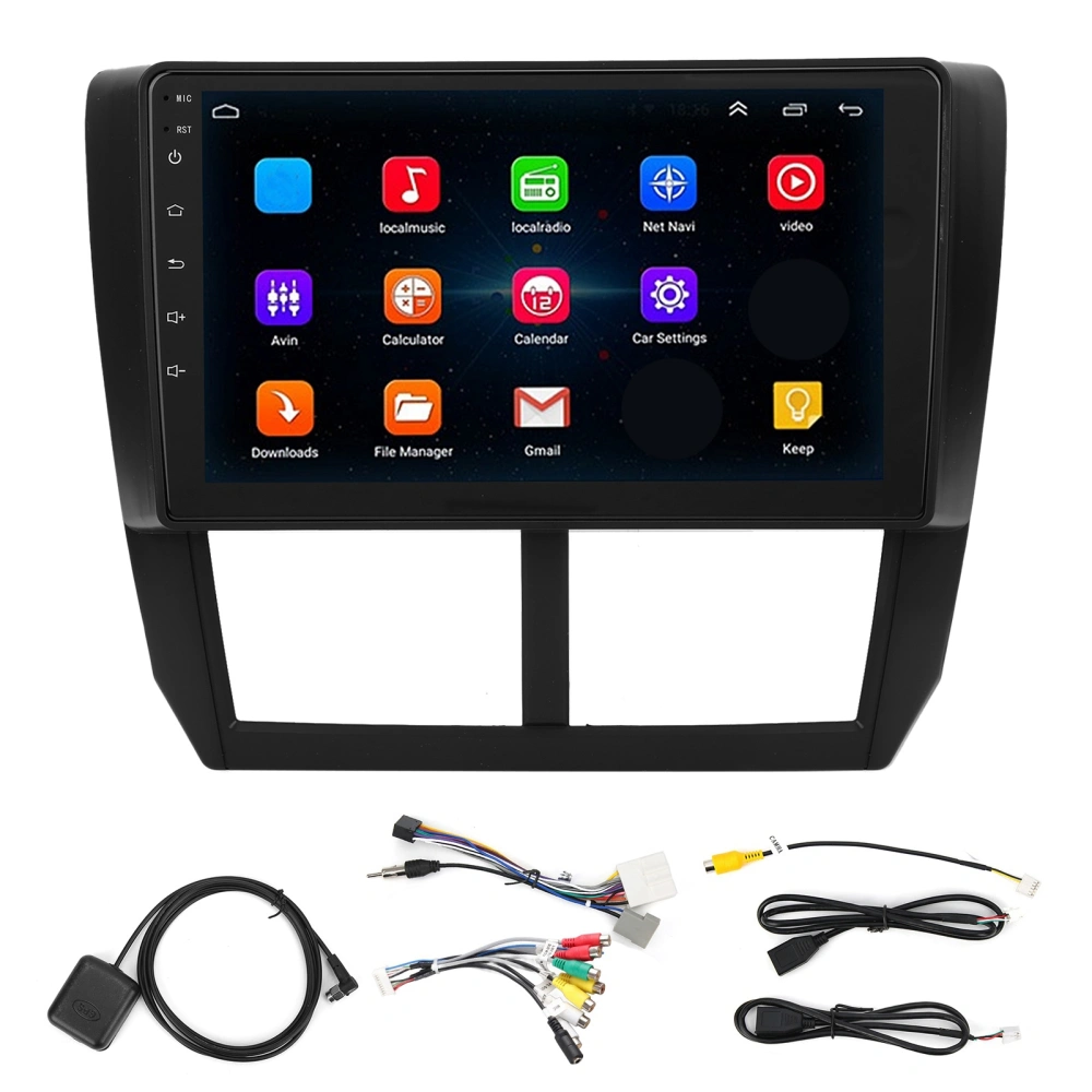 9in Car GPS Radio 2+16GB for Android Fit for Subaru Forester 20082012 Audio Video Player