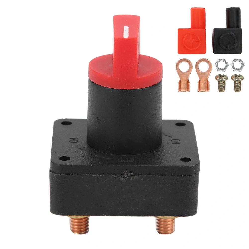 300A Battery Disconnect Switch Cut Off Knob Isolator 6mm Screw Diameter for Auto Car