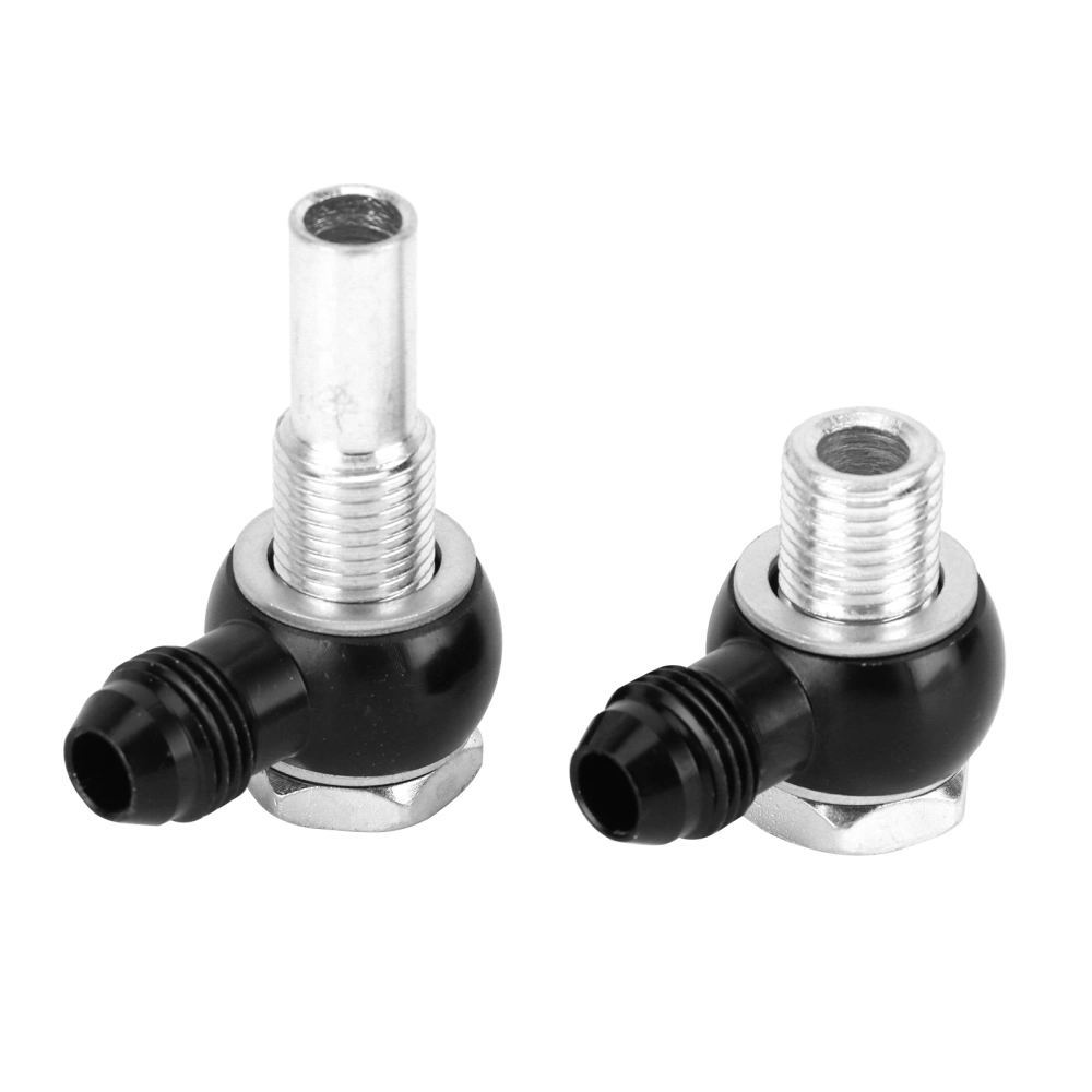 6AN x 1 / 4NPSM Oil Cooler 90° Banjo Fittings Connecter Fit for GM Transmission Cooler 4L80E 1997 to Mid 2010A