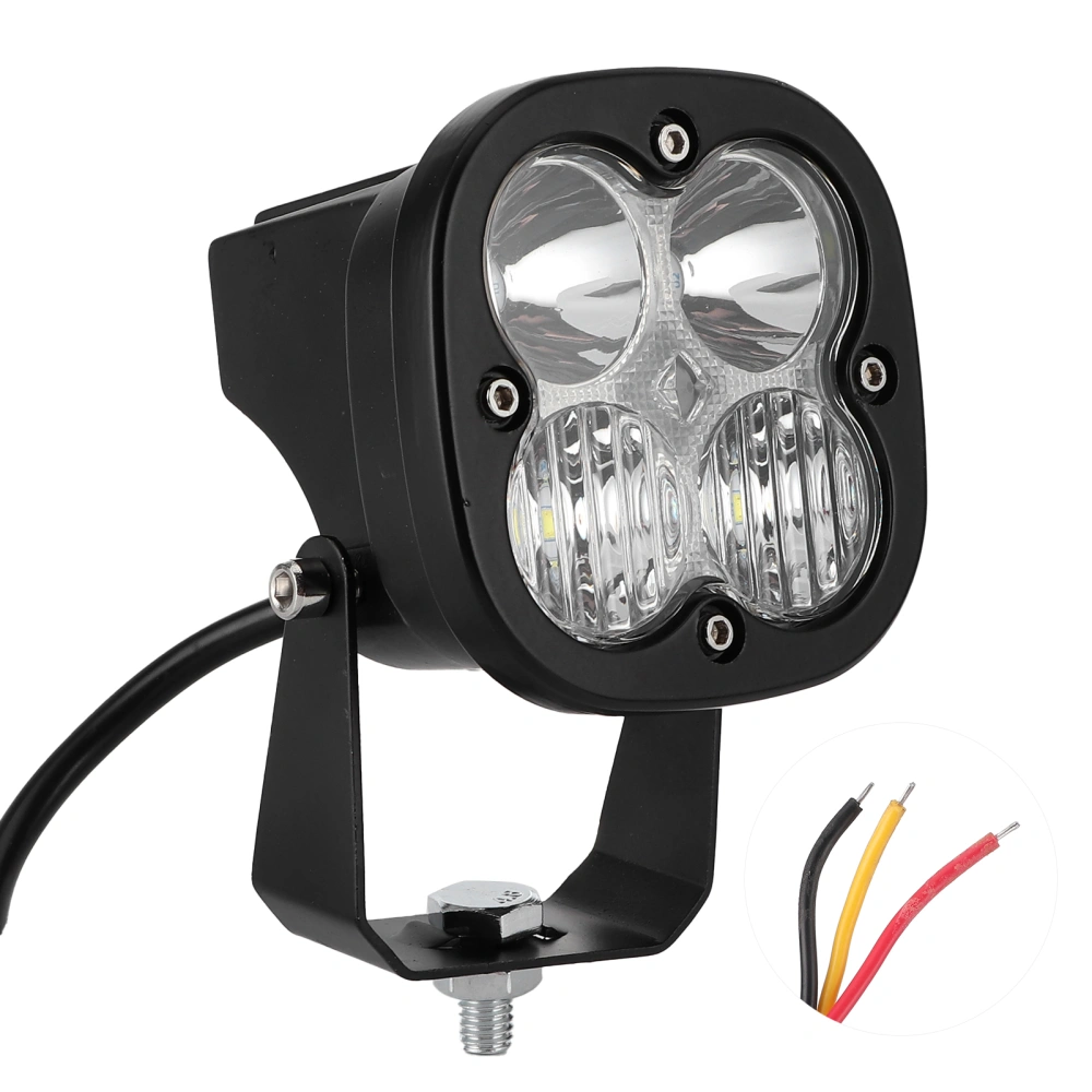 3.1in LED Work Light 40W RGB 6000K with Adjustable Bracket Universal for Car Motorcycle