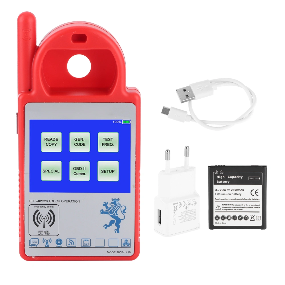 Mini Transponder Key Programmer CN900 Diagnostic 100‑240V for 4C 46 4D 48 G Chips