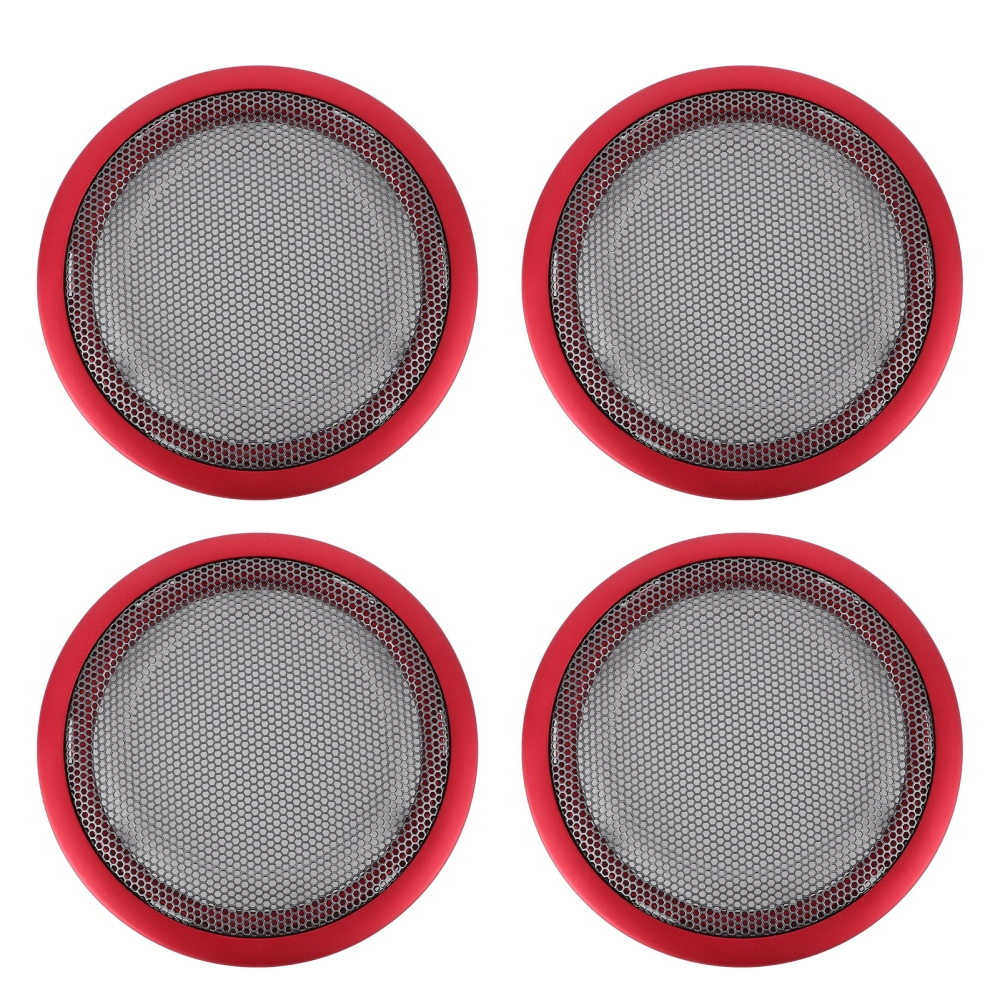 Inner Door Speaker Frame Cover Horn Ring Trim Fit for 3/4 Series GT F30/F31/F34/F35/F32/F33/F36 13‑19Red