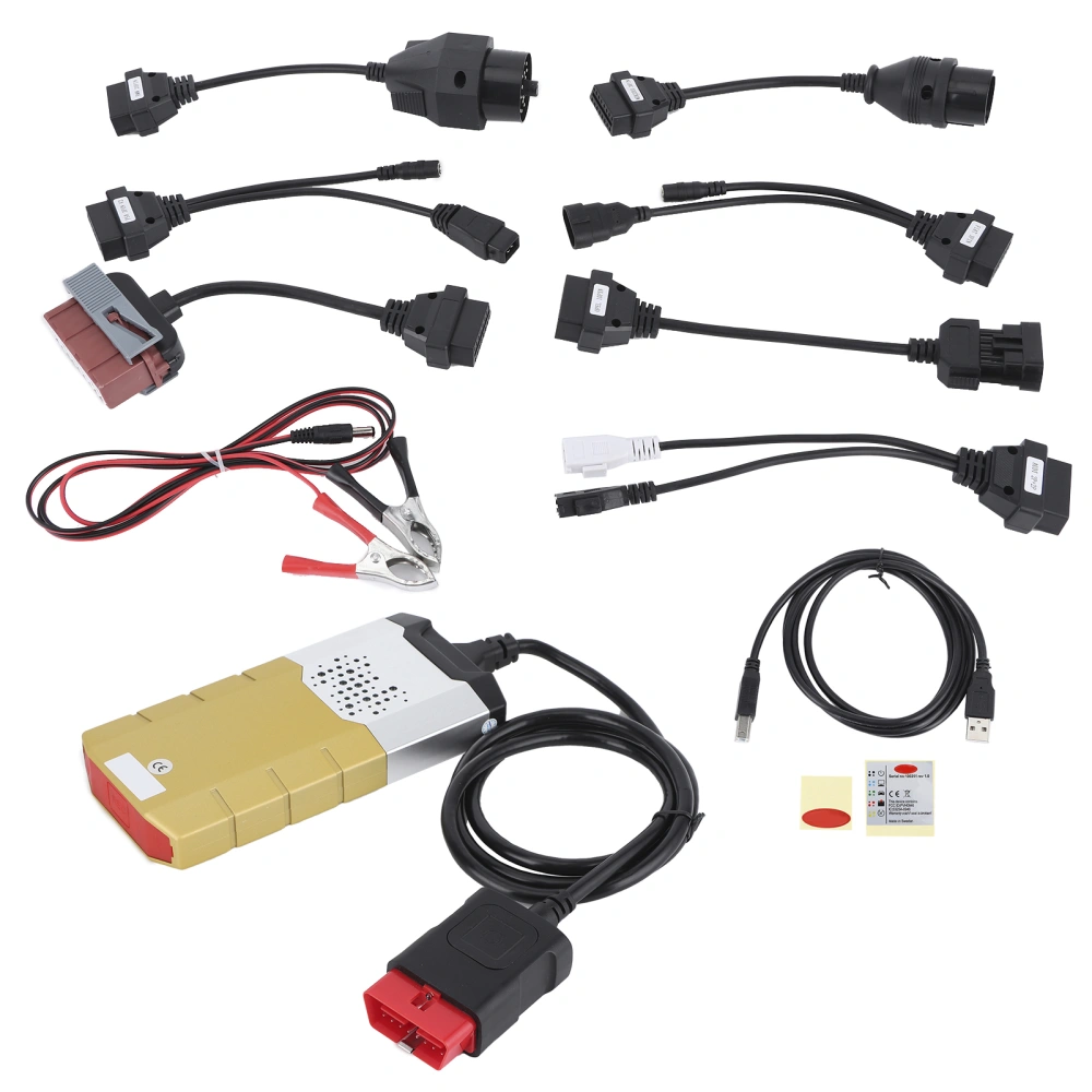 Car Diagnostic Scanner Kit Code Reader OBD2 with Connecting Cable Multiple Language