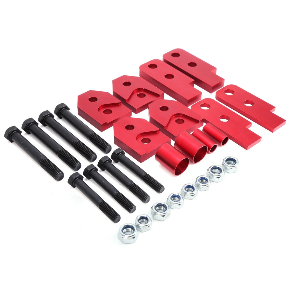 2in ATV Full Lift Kit AllTerrain Vehicle Lifting Tool Red Fit for Yamaha Rhino 450/660/700