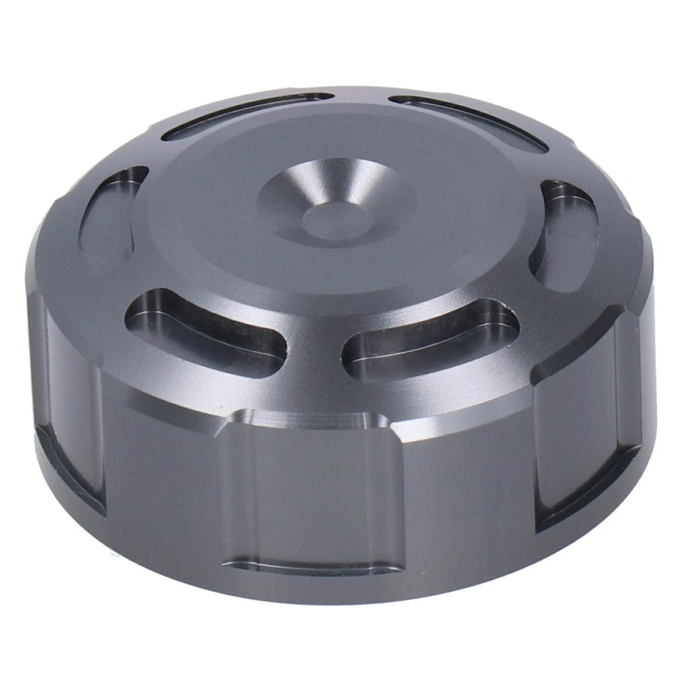 Rear Brake Fluid Reservoir Cap Aluminum Alloy Oil Tank Cover Fit for Yamaha MT-125 YZF-R1 YZF-R25(Titanium )