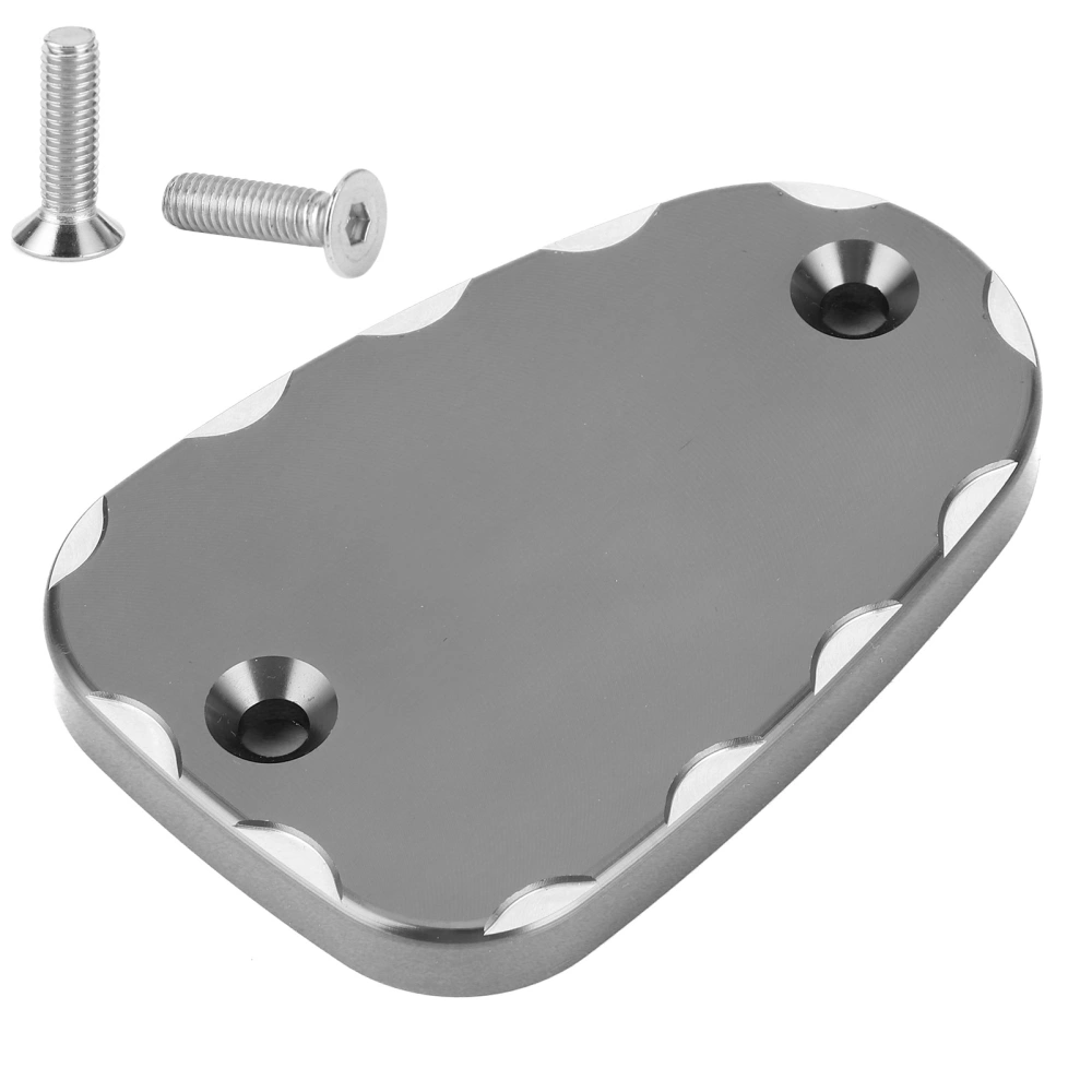 Front Brake Upper Fluid Reservoir Cap Cover Aluminum Alloy Fit for Triumph Thruxton 1200 Bonneville T100 T120Titanium