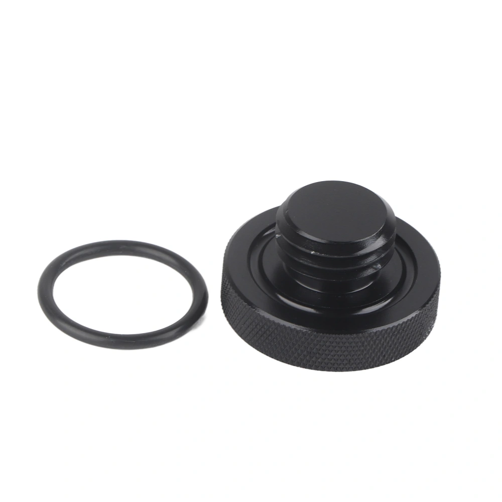 Aluminum Alloy Engine Oil Filler Cap Screw Plug Cover Fit for Scrambler Street Cup Noir