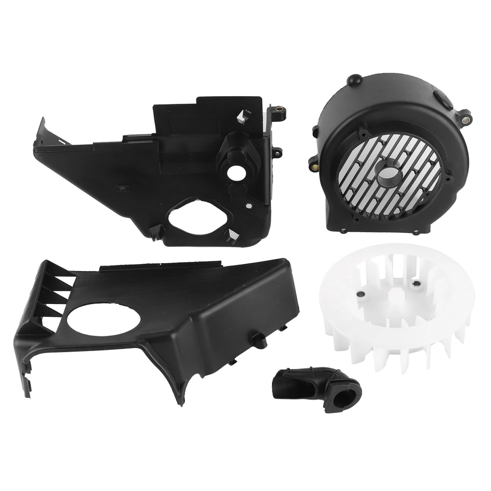 Engine Fan Cover Air Shroud Cooling Assembly Fit for GY6 125/150cc ATV Go Kart Buggys and Scooter