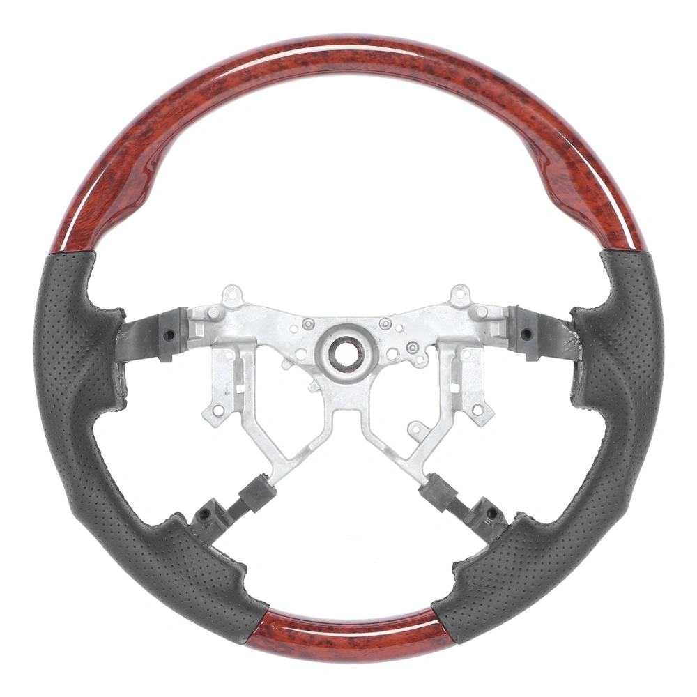 Steering Wheel Vehicle Refitting Sport Style Fit for LANDCRUISER/HIACE/SEQUOIAWood Grain