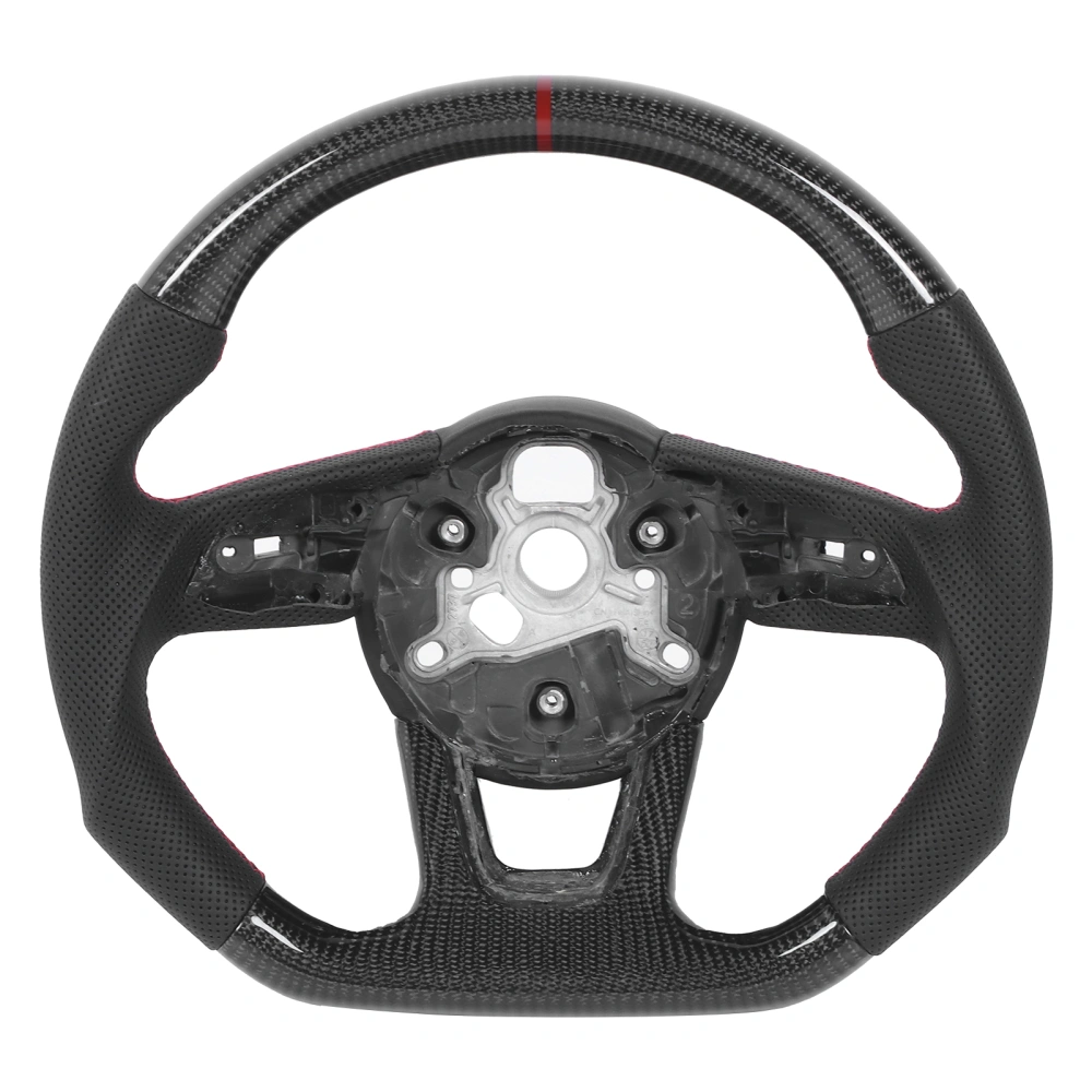 Carbon Fiber Steering Wheel Nappa Perforated Leather Fit for B9 S4 S5 RS3 RS4 RS5 2017+