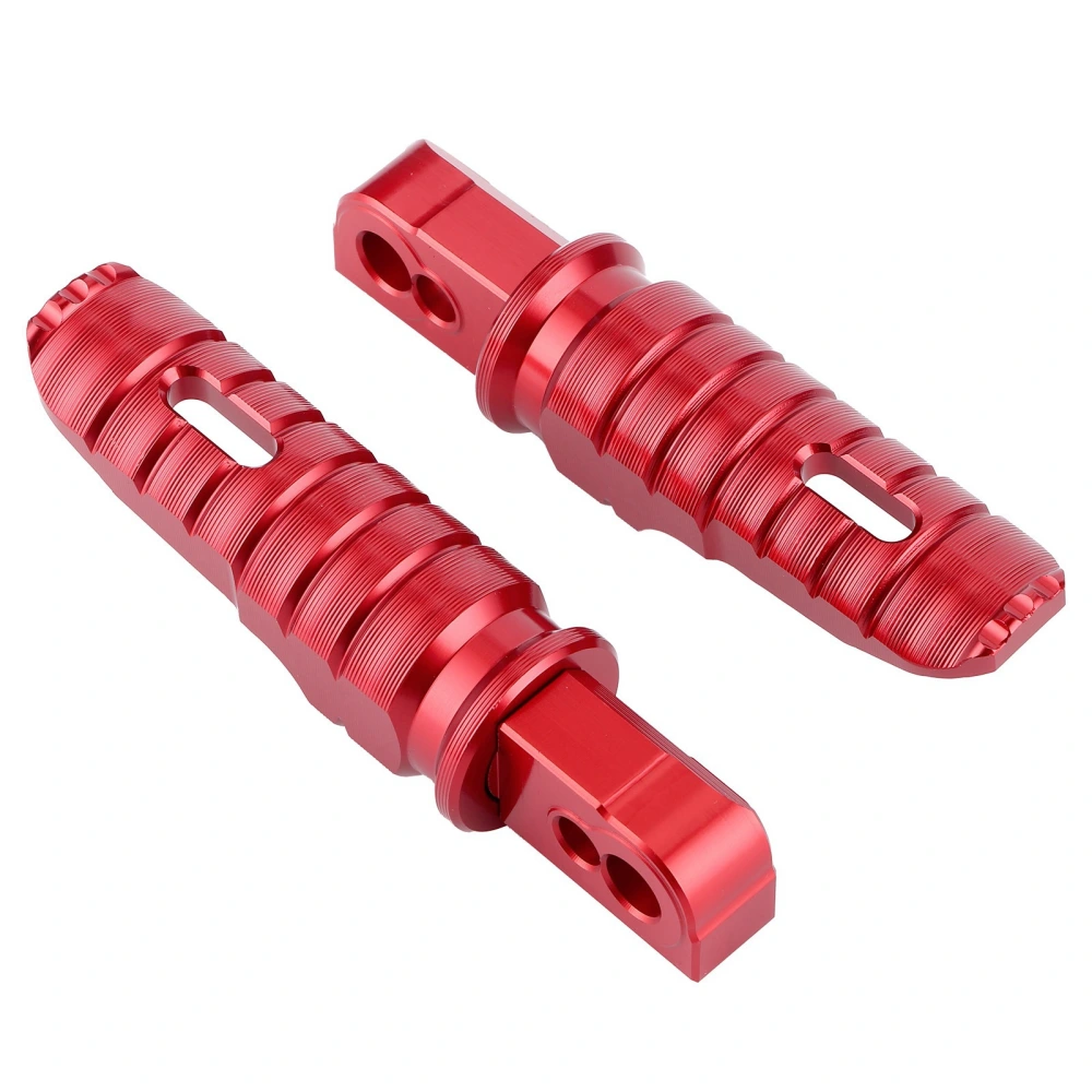 Pair Motorcycle Footrest Rear Foot Peg FP257-Set Fit for SUZUKI GSXS1000 GSXR600 GSR750(Red )