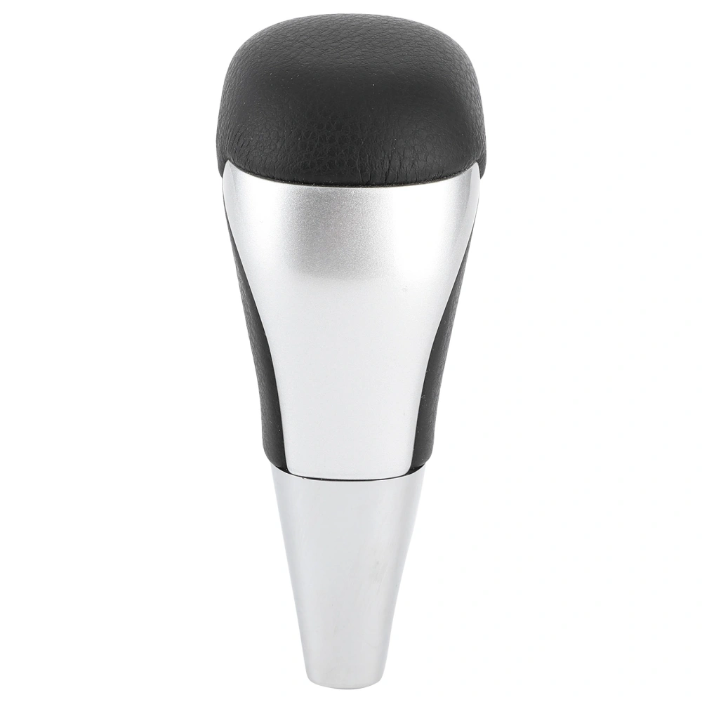 Gear Shifter Head Shift Lever Knob Car Accessory Fit for YARIS/VIOS/LEVIN/COROLLA/CAMRYBlack+Silver