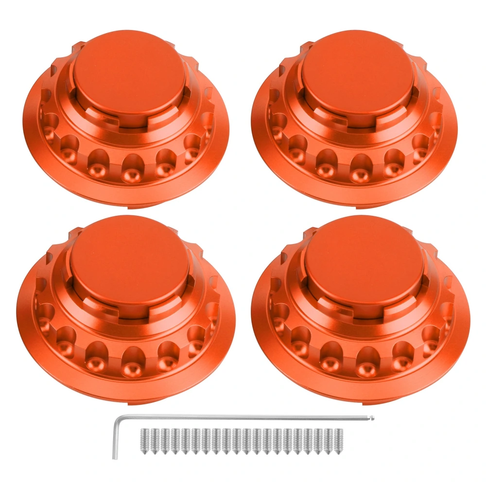 Wheel Center Cap 36136768640 Hub Cover Rim Fit for Honda with 68 (69) mm Outer DiameterOrange