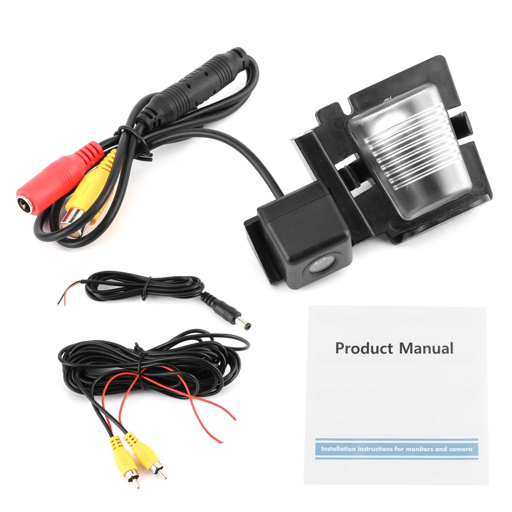 Reverse Camera Backup Parking Assistance CCD HD Fit for JEEP Wrangler 2007‑up 12V