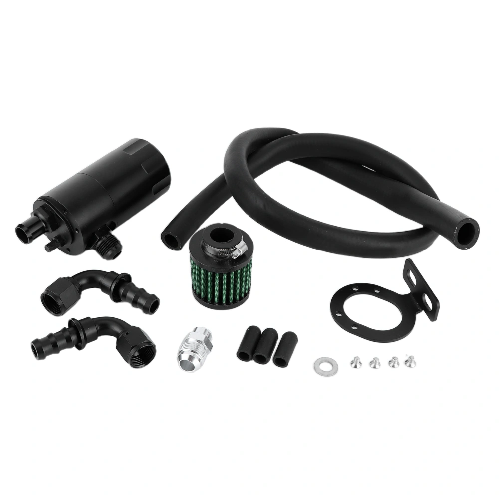 Universal Car Oil Tank Reservoir Catch Can Kit 500ml Aluminum Alloy Auto Modification Accessory