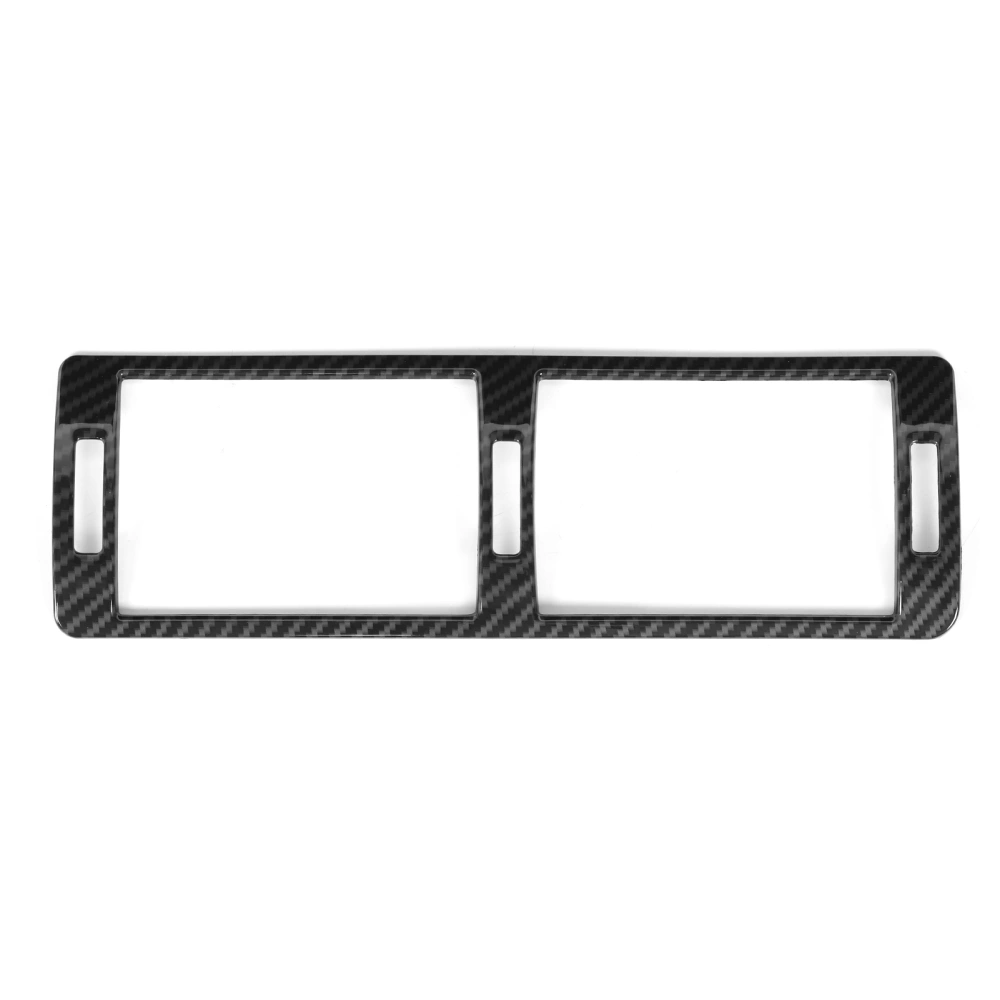 Central A/C Air Vent Outlet Frame Trim Interior Decoration Fit for 5 Series E39 1996‑2003Carbon Fiber Style